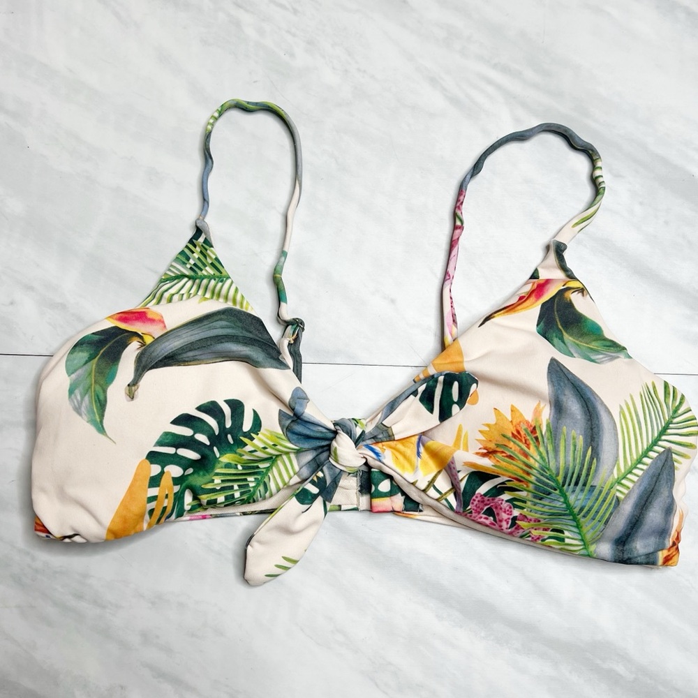 Eden in Love Floral Bikini Top Large